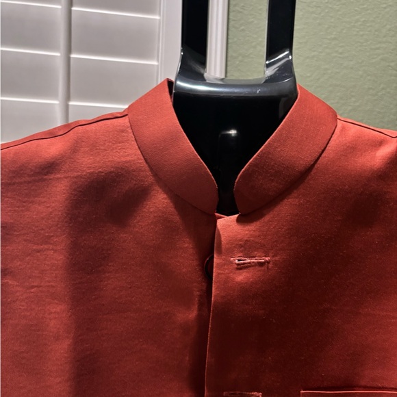 Nehru jacket-rust colored(never worn) - Picture 4 of 4